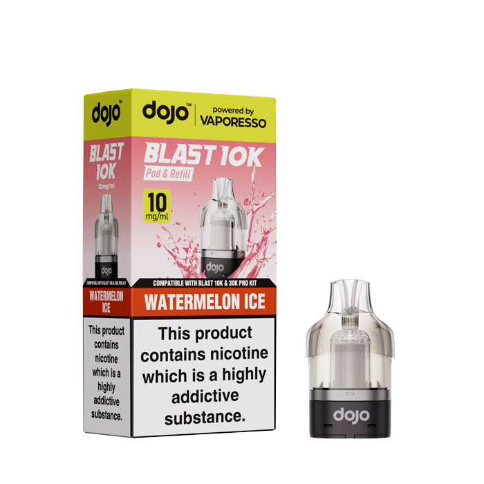 DOJO Blast 10K Prefilled Pod - Watermelon Ice - 10mg