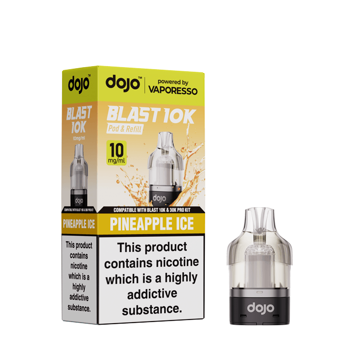 DOJO Blast 10K Prefilled Pod - Pineapple Ice - 10mg