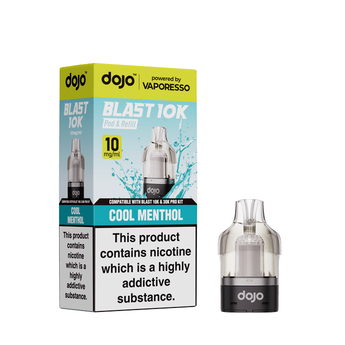 DOJO Blast 10K Prefilled Pod - Cool Menthol - 10mg