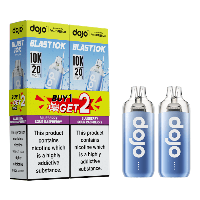 DOJO Blast 10K Prefilled Kit Bundle - Blueberry Sour Raspberry