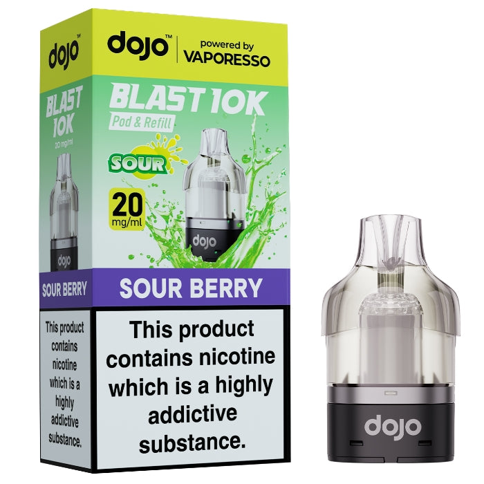 DOJO Blast 10K Pod & Refill - Sour Berry