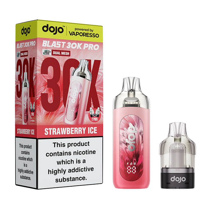 DOJO Blast 30K Pro Prefilled Vape Kit - Strawberry Ice