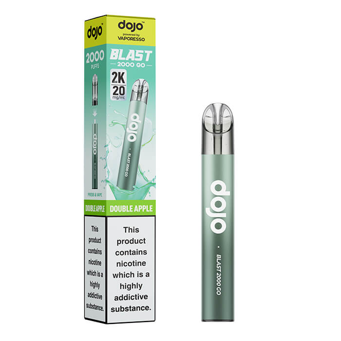 DOJO Blast 2000 Go Transparent Prefilled Vape Kit - Double Apple