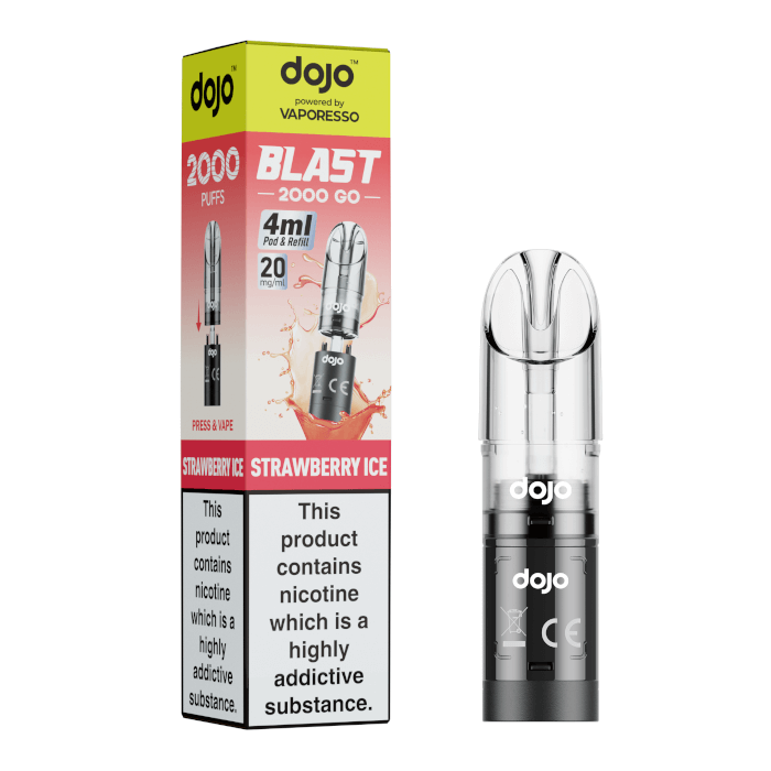 DOJO Blast 2000 Go Pod & Refill - Strawberry Ice