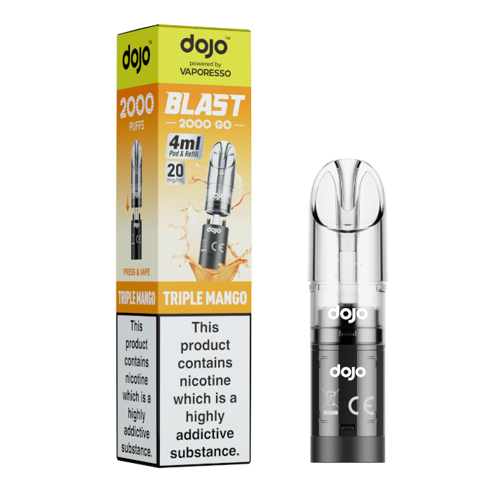 DOJO Blast 2000 Go Pod & Refill - Triple Mango