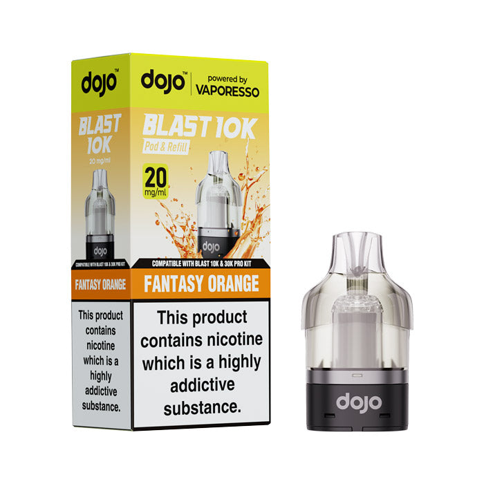 DOJO Blast 10K/30K Pod & Refill - Fantasy Orange