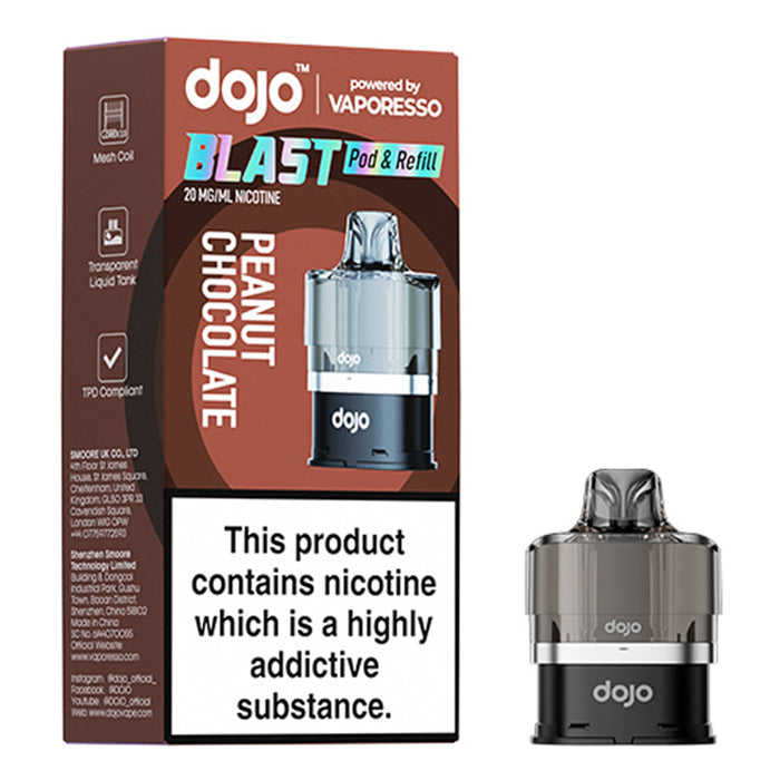 DOJO Blast 6000 Pod & Refill - Peanut Chocolate