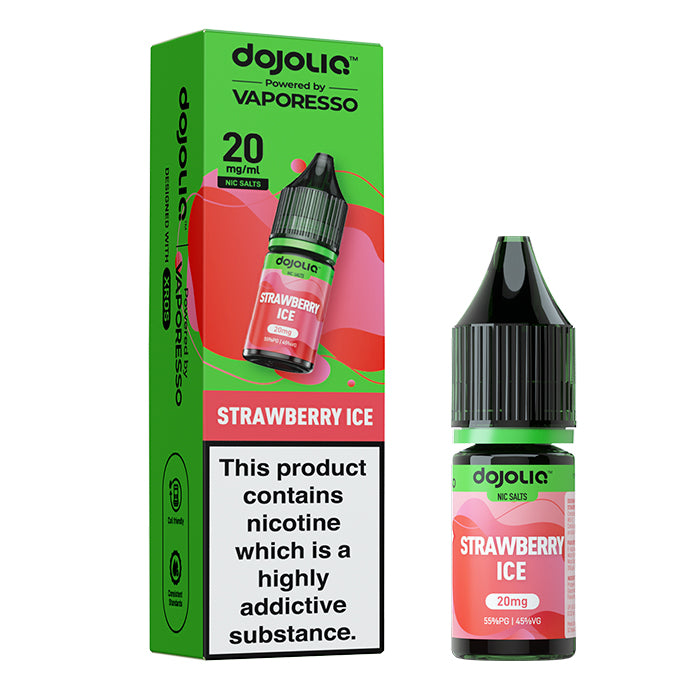 Vaporesso DOJOLIQ Nic Salts - Strawberry Ice - 10ml E-Liquid