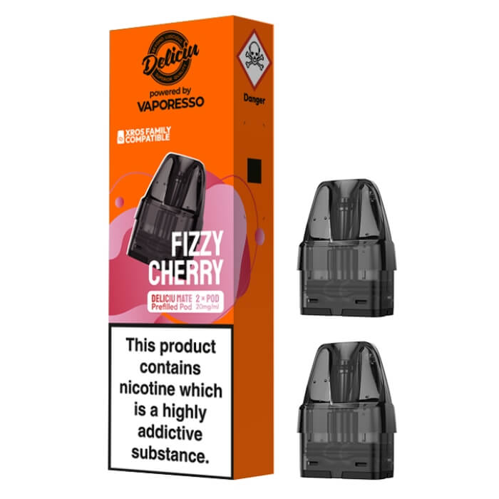 Vaporesso Deliciu Mate Prefilled Pod - Fizzy Cherry - 2PK