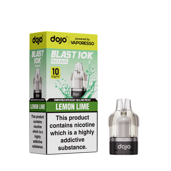 DOJO Blast 10K Prefilled Pod - Lemon Lime - 10mg