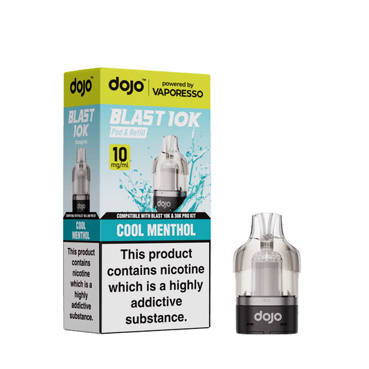 DOJO Blast 10K Prefilled Pod - Cool Menthol - 10mg