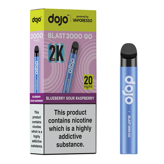 DOJO Blast 2000 Go Kit - Blueberry Sour Raspberry