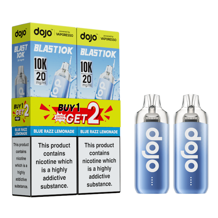 DOJO Blast 10K Prefilled Kit Bundle - Blue Razz Lemonade