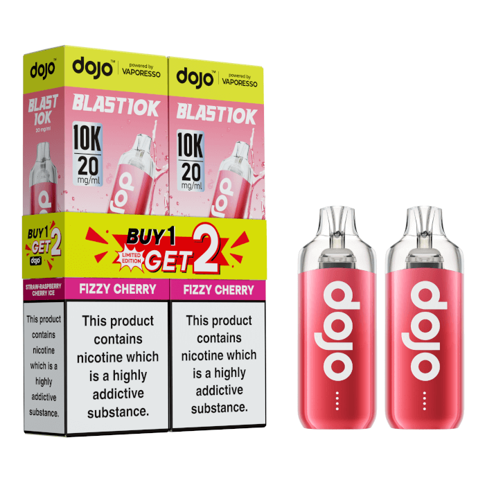 DOJO Blast 10K Prefilled Kit Bundle - Fizzy Cherry
