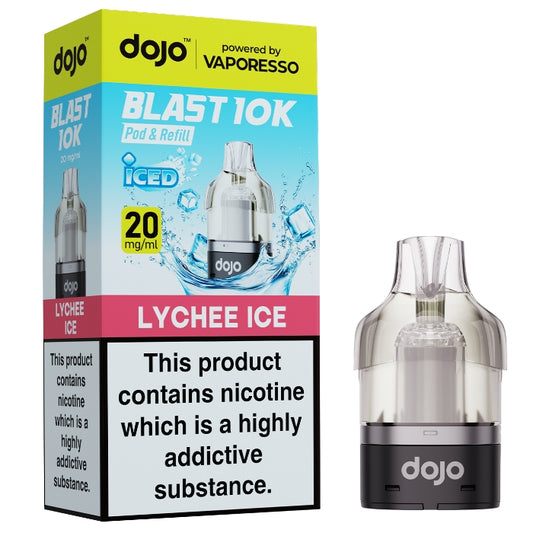 DOJO Blast 10K Pod & Refill - Lychee Ice