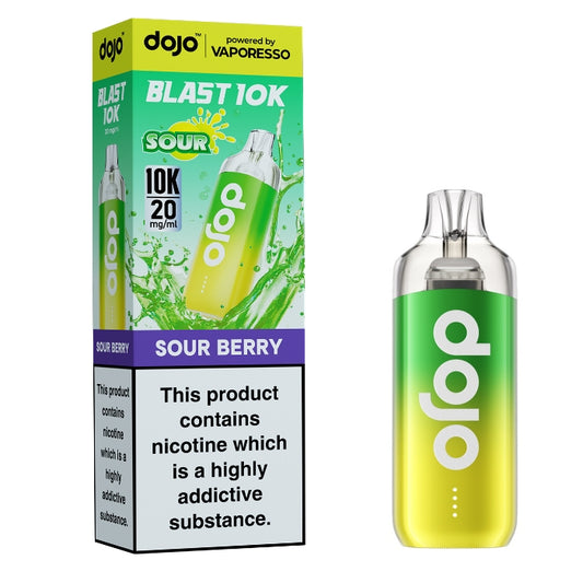DOJO Blast 10K Prefilled Vape Kit - Sour Berry