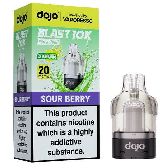 DOJO Blast 10K Pod & Refill - Sour Berry