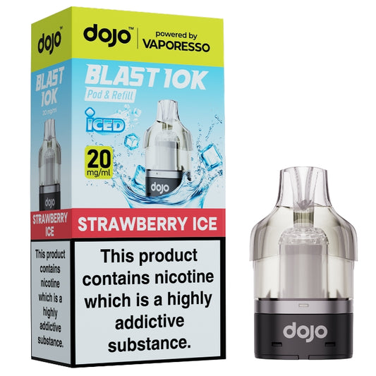 DOJO Blast 10K Pod & Refill - Strawberry Ice