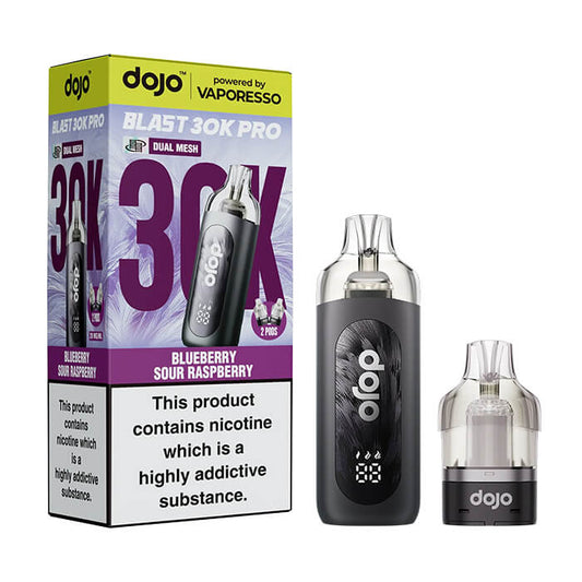 DOJO Blast 30K Pro Prefilled Vape Kit - Blueberry Sour Raspberry