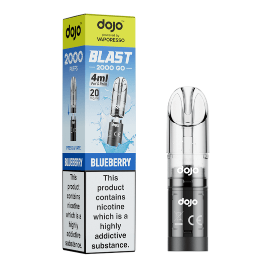 DOJO Blast 2000 Go Pod & Refill - Blueberry
