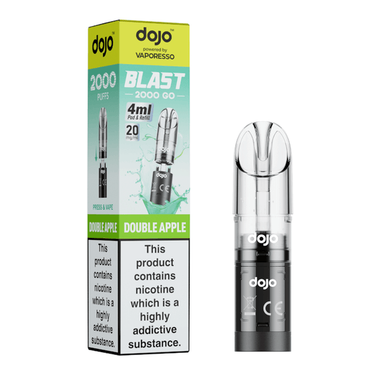 DOJO Blast 2000 Go Pod & Refill - Double Apple