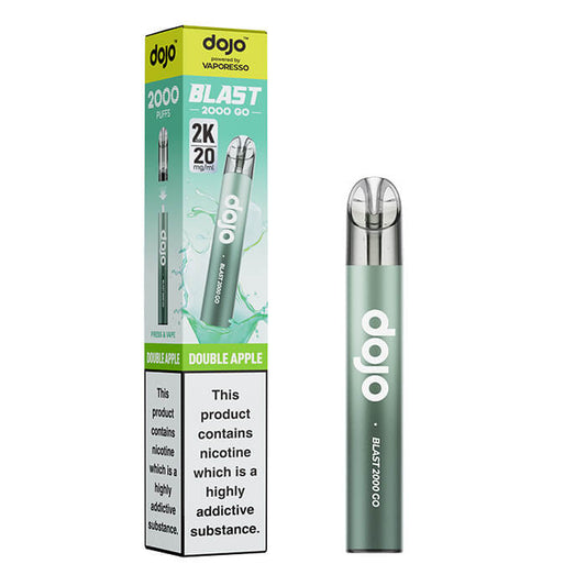 DOJO Blast 2000 Go Transparent Prefilled Vape Kit - Double Apple