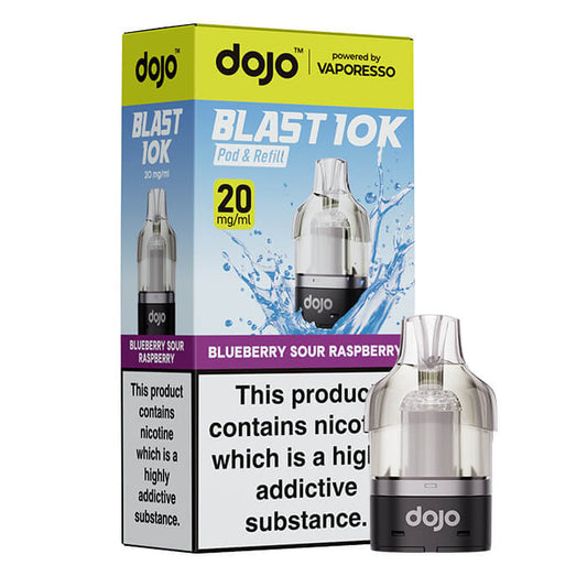 DOJO Blast 10K Pod & Refill - Blueberry Sour Raspberry