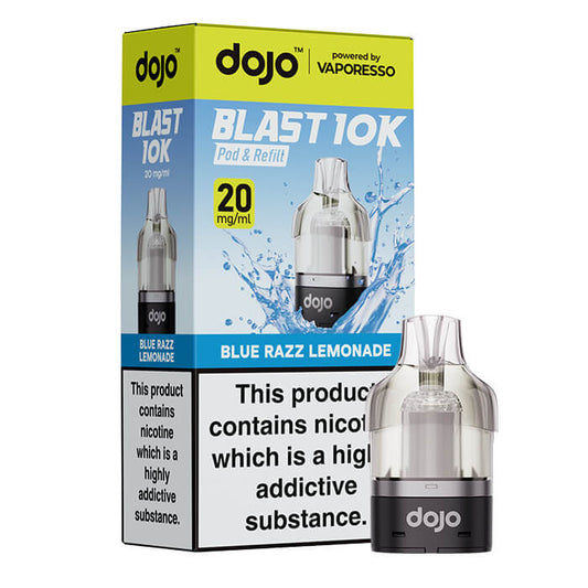 DOJO Blast 10K Pod & Refill - Blue Razz Lemonade