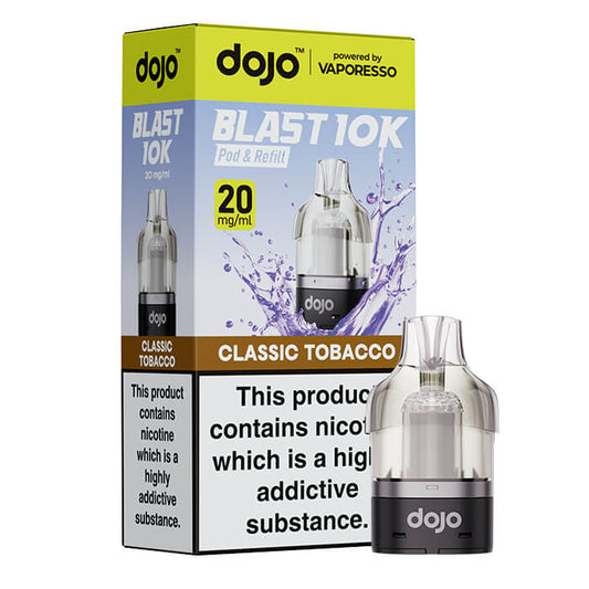 DOJO Blast 10K Pod & Refill - Classic Tobacco