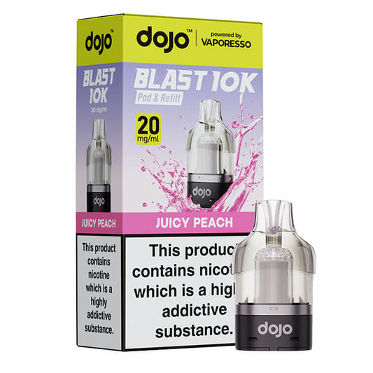 DOJO Blast 10K Pod & Refill - Juicy Peach