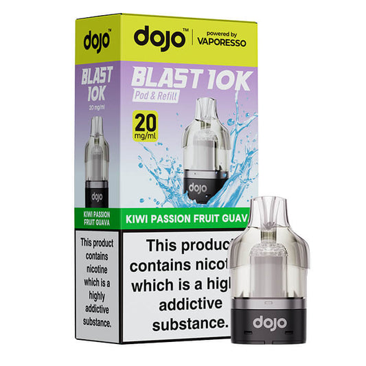 DOJO Blast 10K Pod & Refill - Kiwi Passionfruit Guava