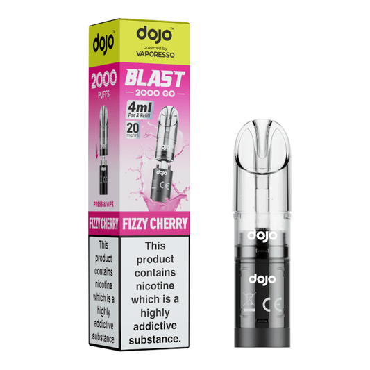 DOJO Blast 2000 Pod & Refill - Fizzy Cherry