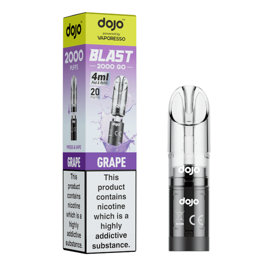 DOJO Blast 2000 Go Pod & Refill - Grape