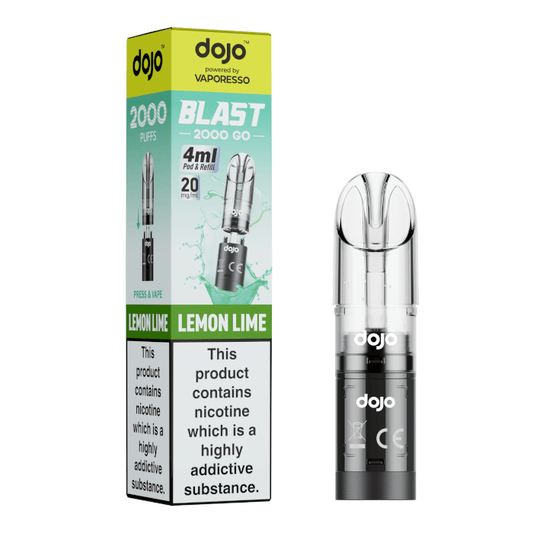DOJO Blast 2000 Go Pod & Refill - Lemon Lime