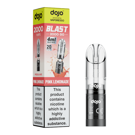 DOJO Blast 2000 Go Pod & Refill - Pink Lemonade