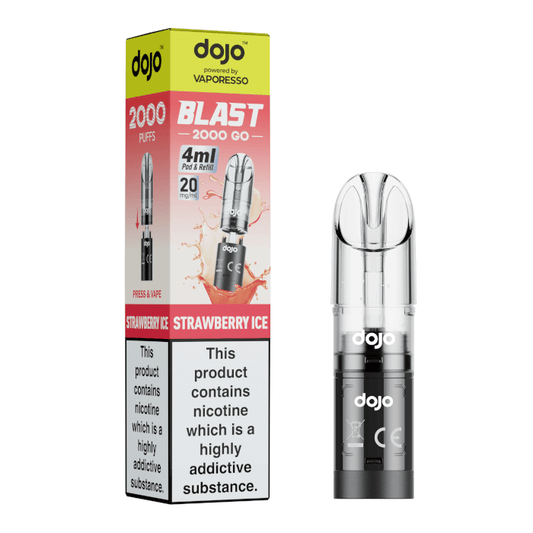 DOJO Blast 2000 Go Pod & Refill - Strawberry Ice