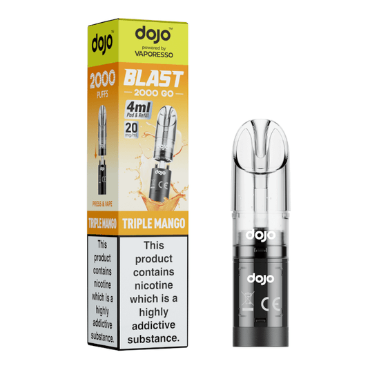 DOJO Blast 2000 Go Pod & Refill - Triple Mango