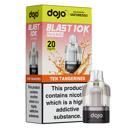 DOJO Blast 10K Pod & Refill - Ten Tangerines