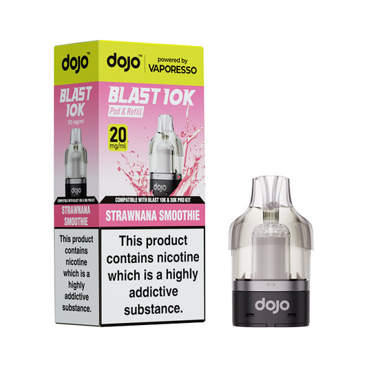 DOJO Blast 10K/30K Pod & Refill - Strawnana Smoothie
