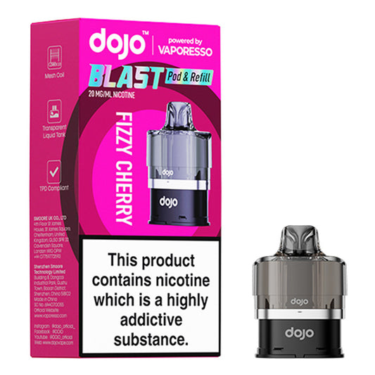 DOJO Blast 6000 Pod & Refill - Fizzy Cherry