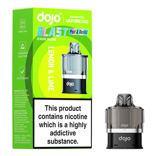 DOJO Blast 6000 Pod & Refill - Lemon and Lime