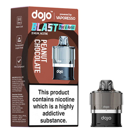 DOJO Blast 6000 Pod & Refill - Peanut Chocolate