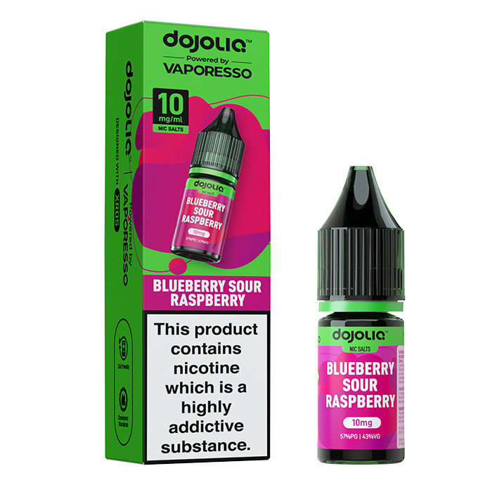 Vaporesso DOJOLIQ Nic Salts - Blueberry Sour Raspberry - 10ml E-Liquid