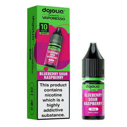 Vaporesso DOJOLIQ Nic Salts - Blueberry Sour Raspberry - 10ml E-Liquid