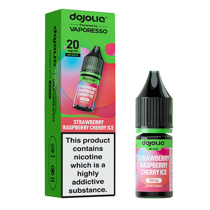 Vaporesso DOJOLIQ Nic Salts - Strawberry Raspberry Cherry Ice - 10ml E-Liquid