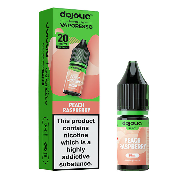 Vaporesso DOJOLIQ Nic Salts - Peach Raspberry - 10ml E-Liquid