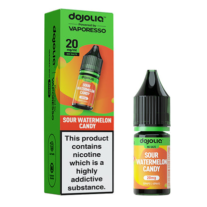 Vaporesso DOJOLIQ Nic Salts - Sour Watermelon Candy - 10ml E-Liquid