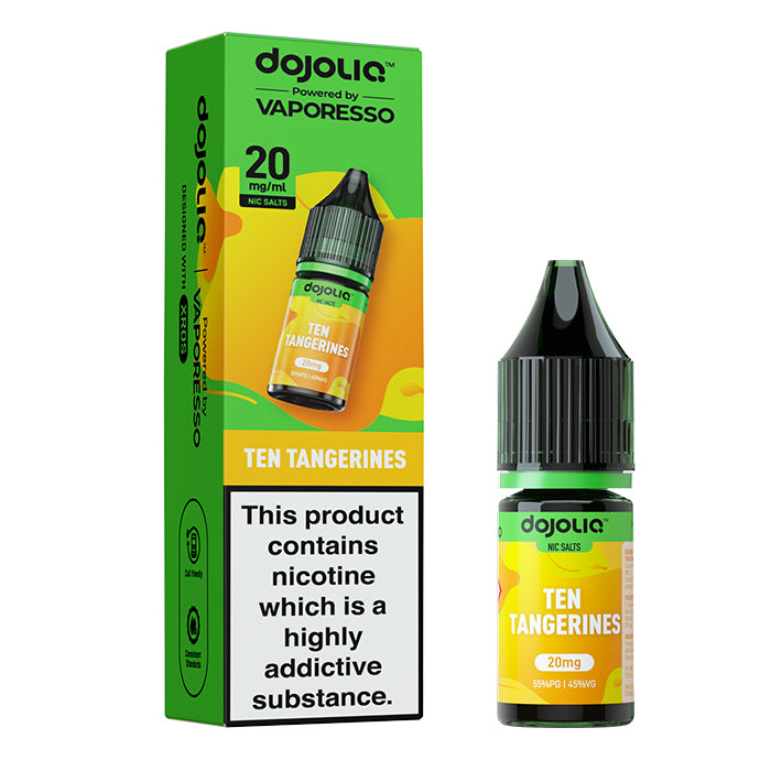 Vaporesso DOJOLIQ Nic Salts - Ten Tangerines - 10ml E-Liquid