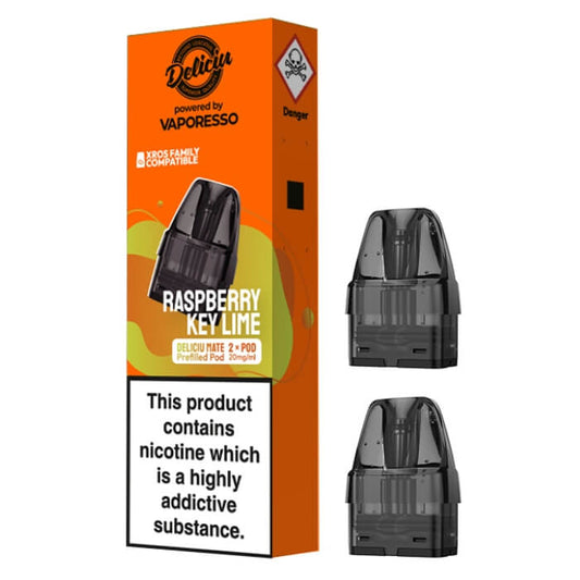 Vaporesso Deliciu Mate Prefilled Pod - Raspberry Key Lime - 2PK