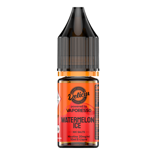 Deliciu V2 Nic Salt - Watermelon Ice - 10ml E-Liquid
